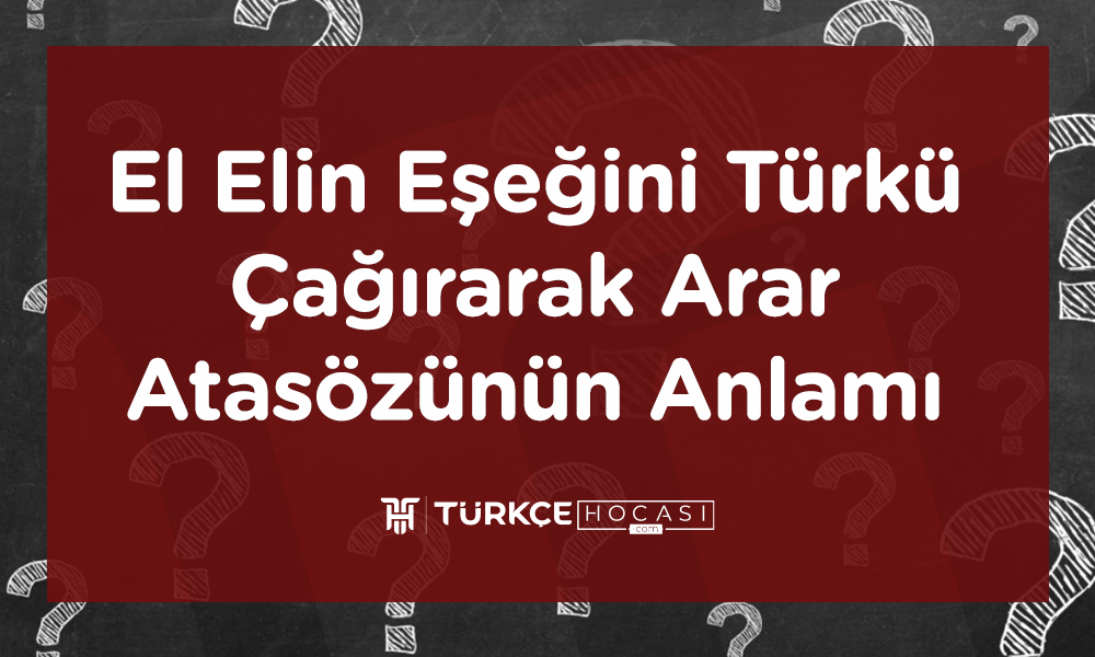 El Vermek Deyiminin Anlamı